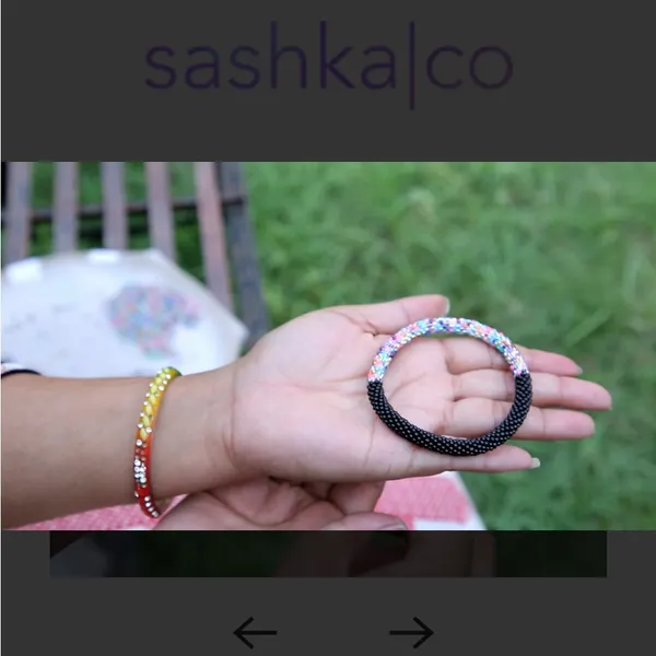 Beaded Story Bracelet made women in Nepal - by Sashka - Image 2