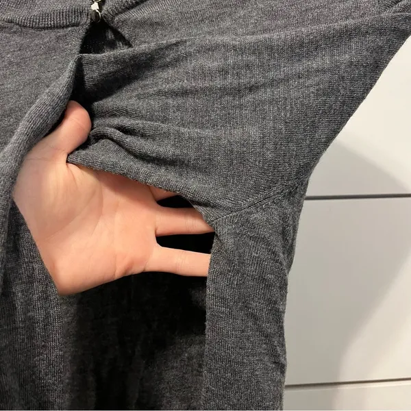 Sézane 100% Merino Wool Grey Sweater Jumper - Image 9