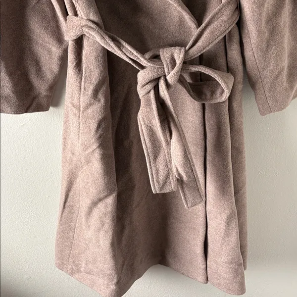 NWT S. Deer / Concept Brown Wool Blend Pea Coat Size L - Image 3