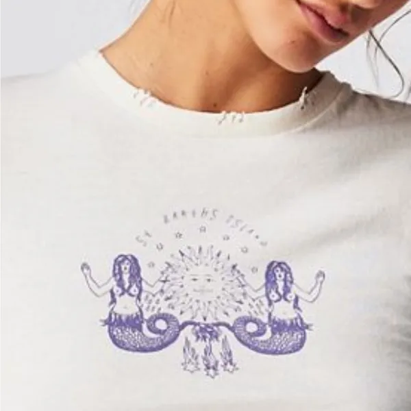 Free People The Forecast Agency Celestial Mermaid Tee - Image 2