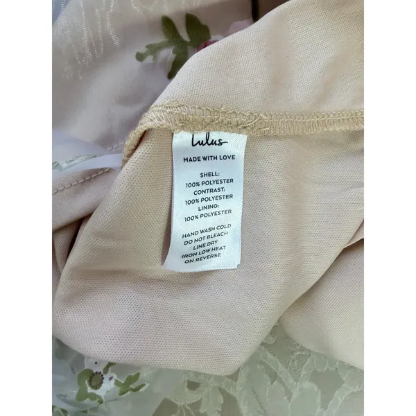Lulus Authentic Sweetness Pink Floral Applique Tie-Strap Midi Dress - Image 12