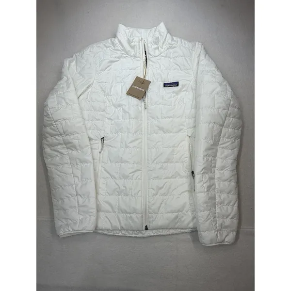 Patagonia Women's Nano Puff Insulated Jacket Birch White Small ($239 Retail) NWT - Image 2