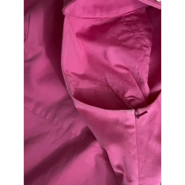 Lilly Pulitzer 2 Gold Applique Hotty Pink Keyhole Dress Shift ALine Flowers - Image 5