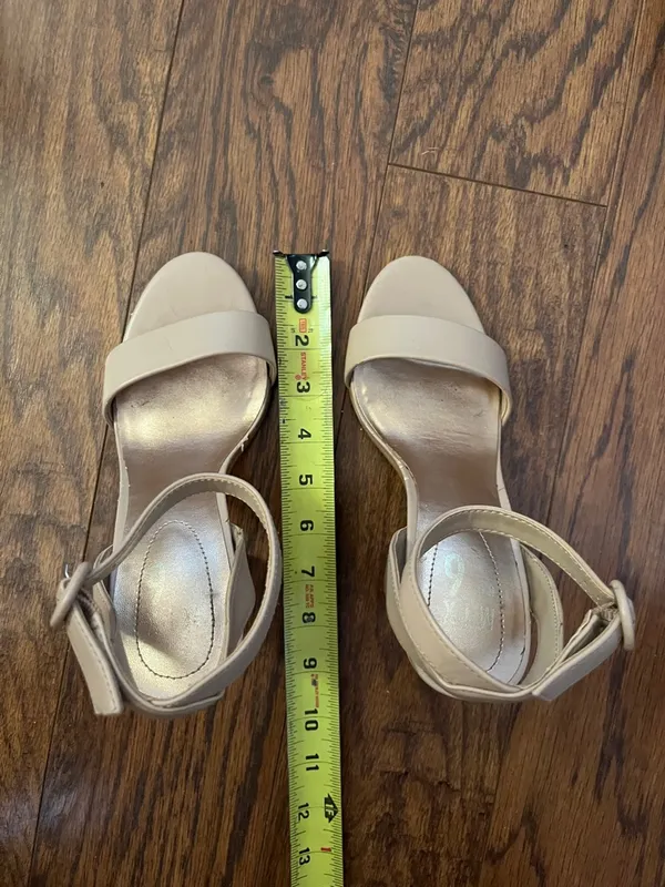 Mix No. 6 Nude Block Heel Ankle-Strap Sandals - Image 16