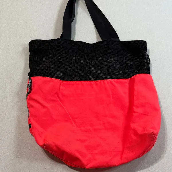 PINK Victoria's Secret Black and Red Tote - Image 2
