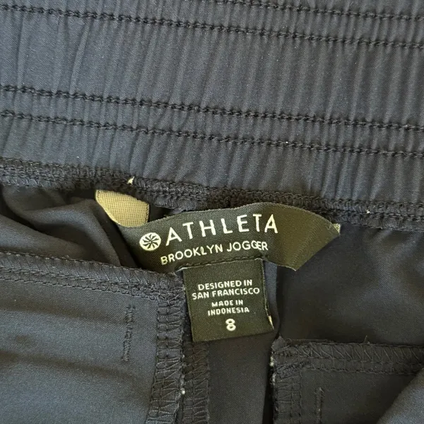 Athleta Brooklyn Jogger Navy Blue Stretch Athletic Pants Womens 8 - Image 5