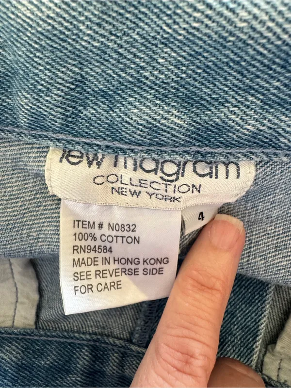 Vintage Lew Magram Collection NY Women's Western Jeans Denim Blue Size 4 - Image 5