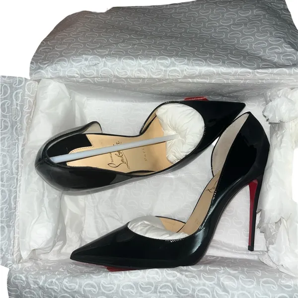 Christian Louboutin Red Bottom Stiletto Heels - Image 5