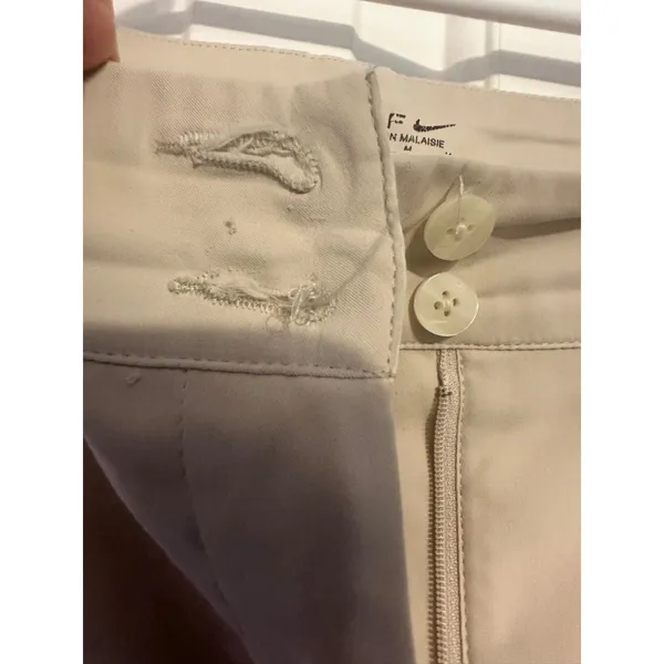 Nike Golf‎ Shorts Athletic Preppy Tan Khaki Zipper Pockets Size Medium M - Image 6