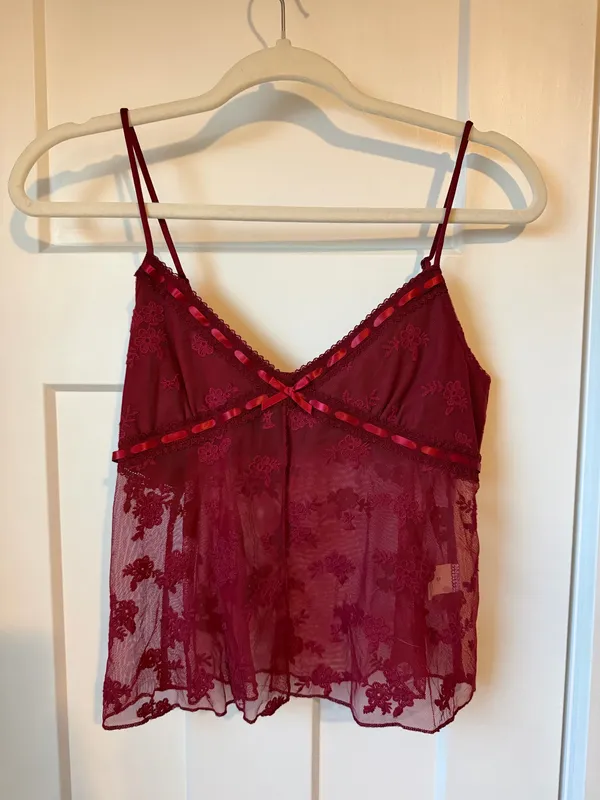 Red Lace Top - Image 2