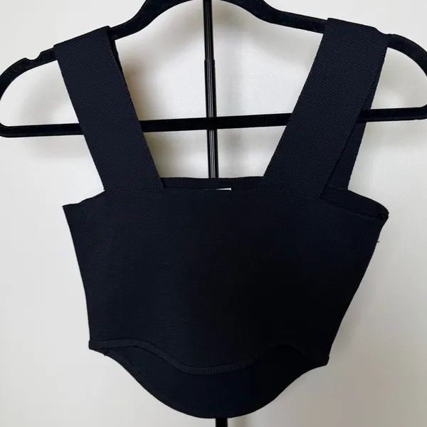 ALC Black Knit Tank Top Size XS - Image 2
