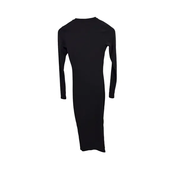 SKIMS Fits Everybody Crew Neck Long Sleeve Maxi Dress Black S NWT ( sold out) - Image 6
