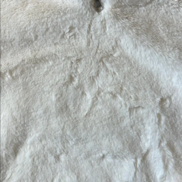 Tiger Mist White Teddy Jacket Plush Fleece Stand-Up Collar - Image 5