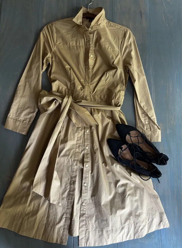 J. Crew belted dress in size 6 - Image 2