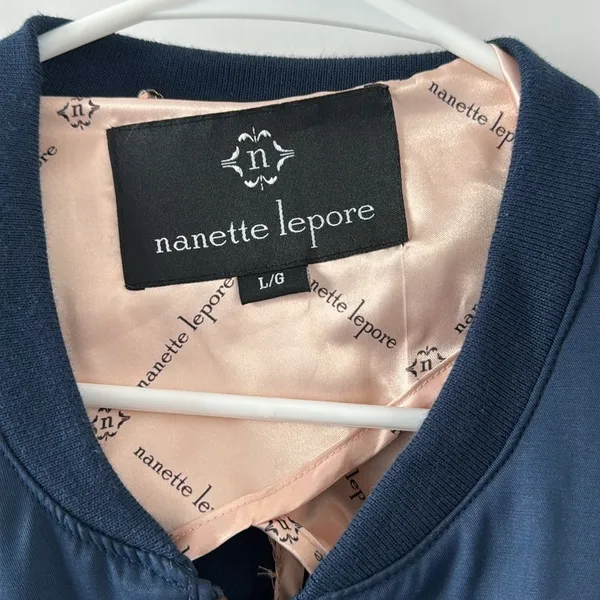 Nanette Lepore Navy Blue Jacket - Image 2