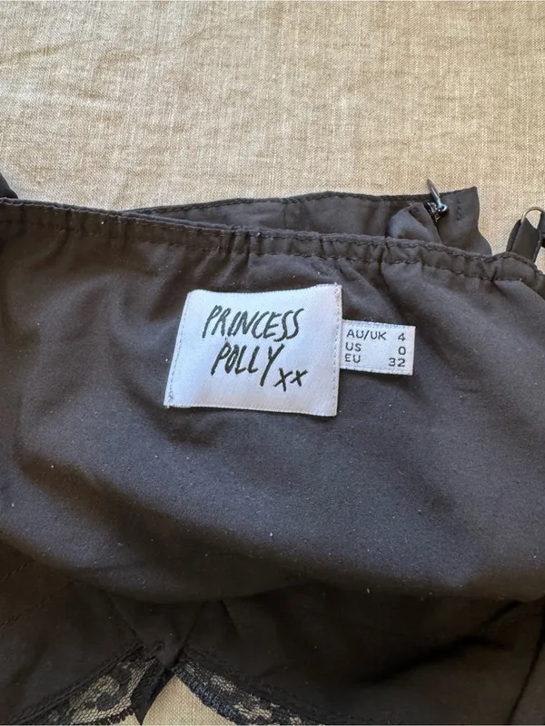 Princess Polly Black Lacy Bra Top - Image 6