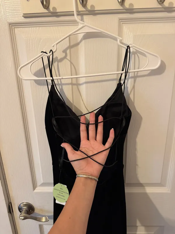 Windsor Black Formal Dress Slit  - Image 2
