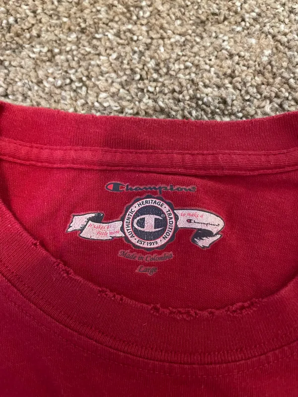 Vintage Shirt Red Size M - Image 5