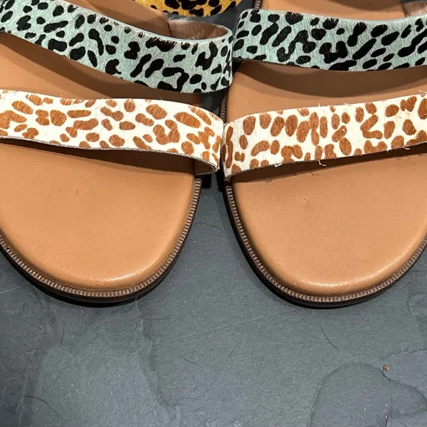 Madewell the Ilana Slide Sandal in Calf Hair - size 9.5 - Image 3