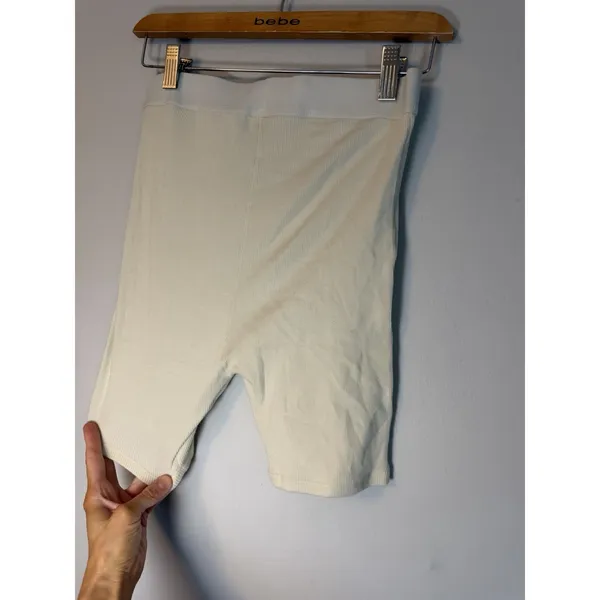 Skims Women's Cotton Rib Boxer Bone Sz M NWT $36 - Image 7