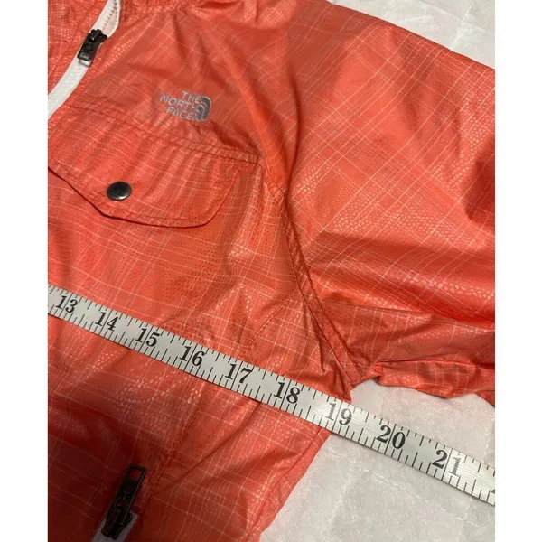 North Face Full Zip Windbreaker Jacket Women's Size Medium Lined Hiking Pink - Image 7