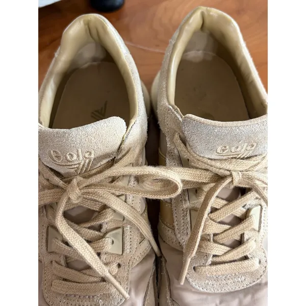 Gola‎ Chicago Glimmer Gold Sun Metallic Suede Sneakers CLB428 Womens 6 - Image 7