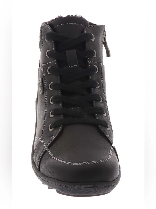 Wanderlust Black Lace-Up Women’s Ankle Boots Size 8.5 Extra Wide - Image 3