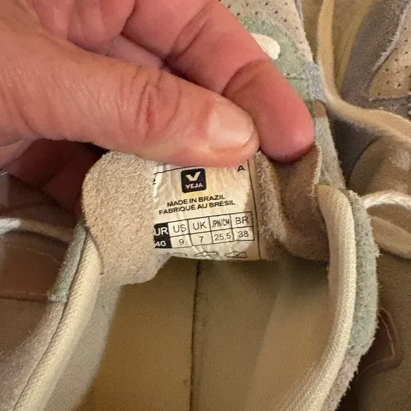 VEJA V-10 Multicolor Natural Babe Sneakers - Image 12