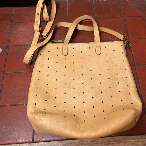 Madewell Mini Transport Perforated Leather Crossbody Bag - Image 11