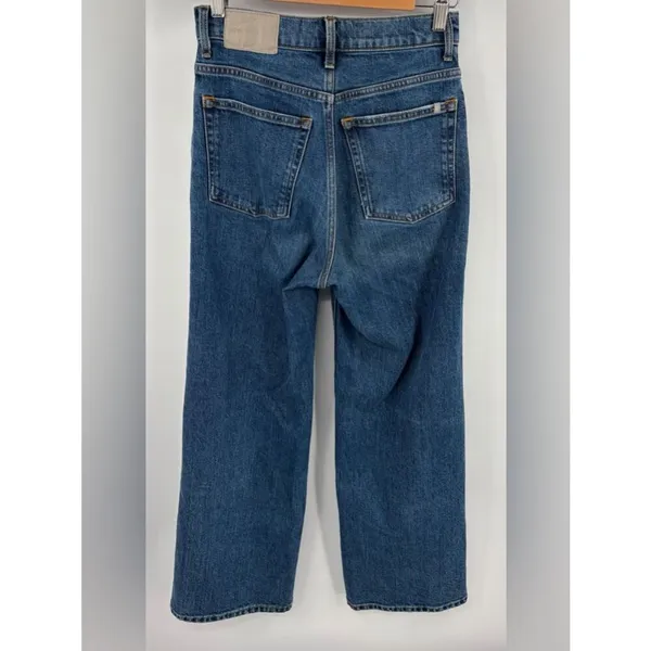 Everlane the way high wide leg flare denim jean medium wash women’s 25 - Image 5