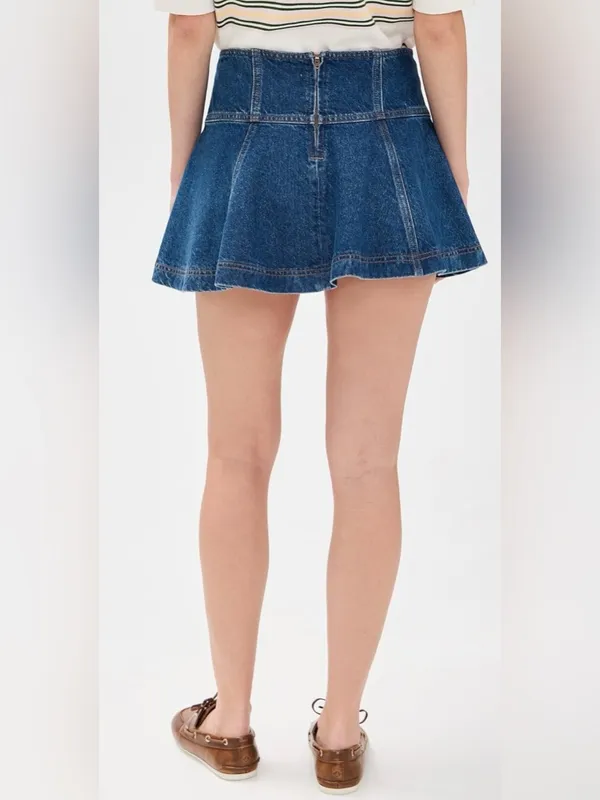 Reformation Bentley Denim Mini Skirt - Image 2