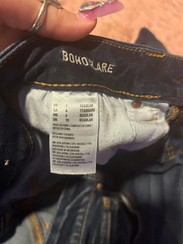 American Eagle Outfitters Boho Flare Jeans - Image 4