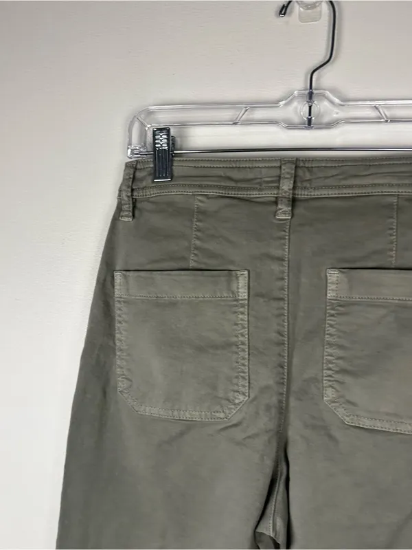 Marine‎ Layer olive Green Bridget Crop Pant Women’s Sz 4 - Image 10