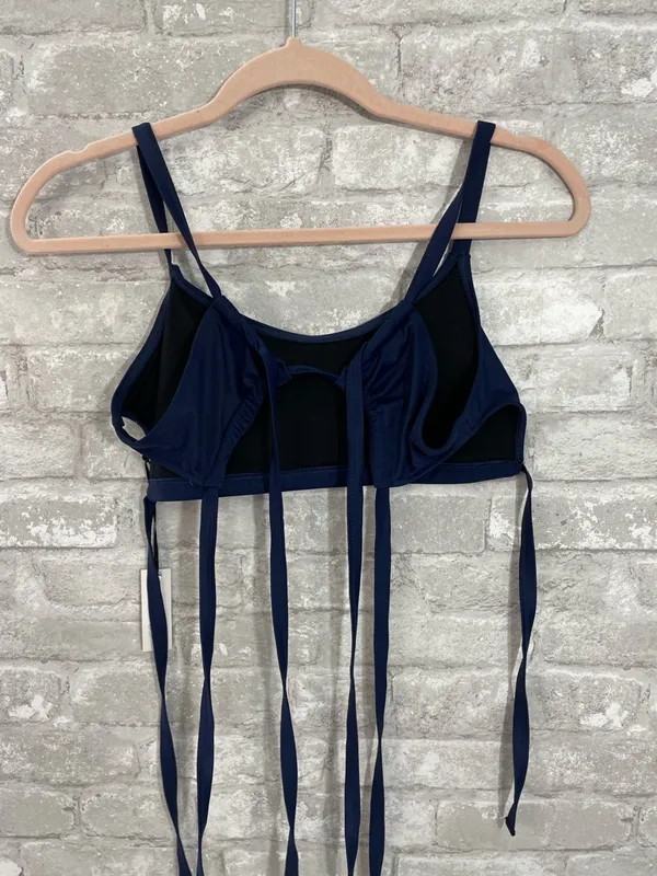 Lovers + Friends Navy Lindsay Bikini Top - Image 3