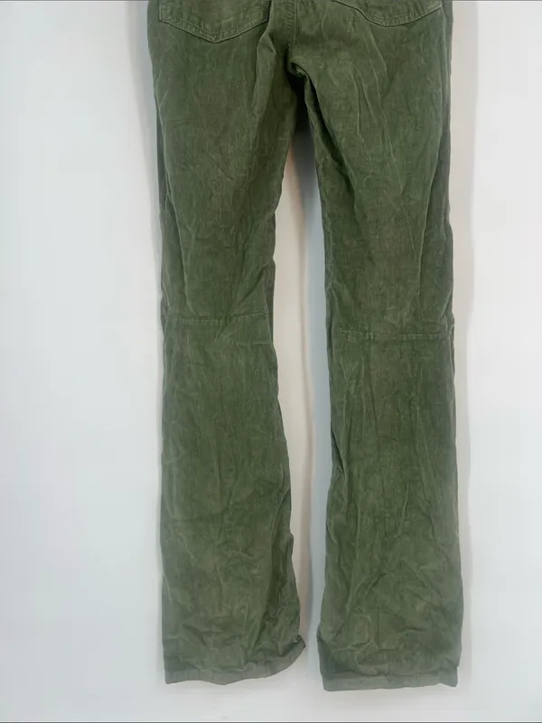 We the free  Green Corduroy flat front Pants - Image 6