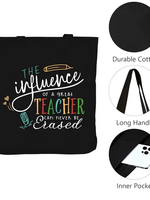 Teacher Influence Graphic Tote - Image 4