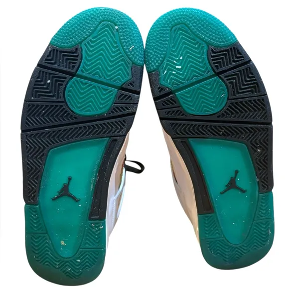 Air Jordan 4 Retro Rasta AQ9129 100 Womens Size 10 White Lucid Green Black - Image 13