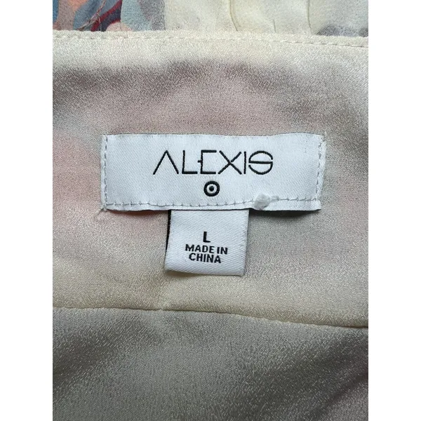 Alexis for Target Mixed Floral Sleeveless Tiered Ruffle Maxi Dress Size L Boho - Image 5