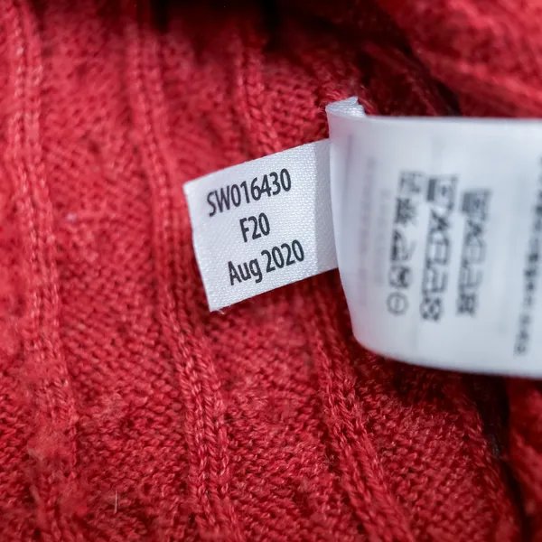 Smartwool Dacono Ski Sweater Cable Knit Turtleneck Women‎ Size S Red Merino Wool - Image 9