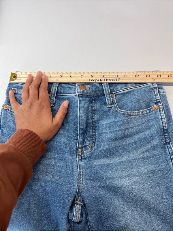 Madewell Medium Wash‎ Denim High Rise Skinny Crop Jeans Size 26 - Image 9