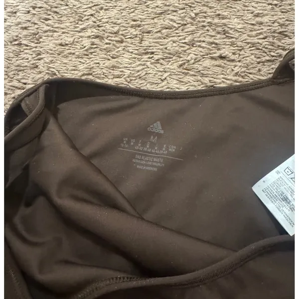 Adidas Women's Leotard Bodysuit Training Suit‎ Brown Size Medium NWOT - Image 7