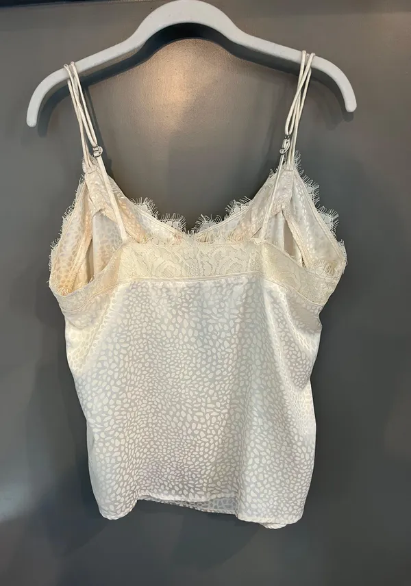 Boutique White Lace Cami - Image 2