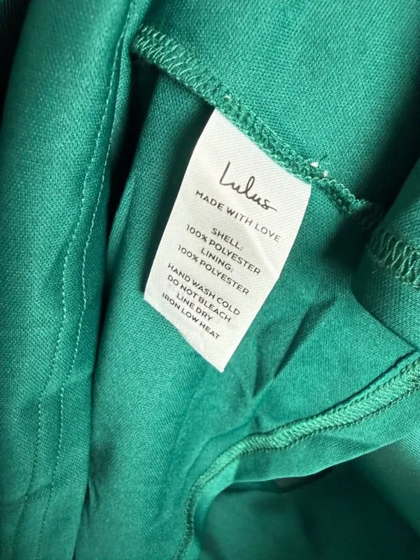 NWT Lulus Broadway Show Emerald Green High-Low Gown Dress Size Small S NEW - Image 9
