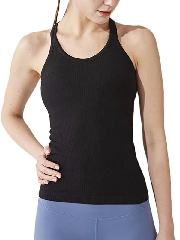 Ribbed Workout Tank Top - Image 5