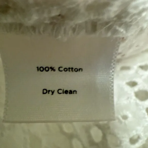 TALBOTS Woman White Eyelet Blouse - Image 9