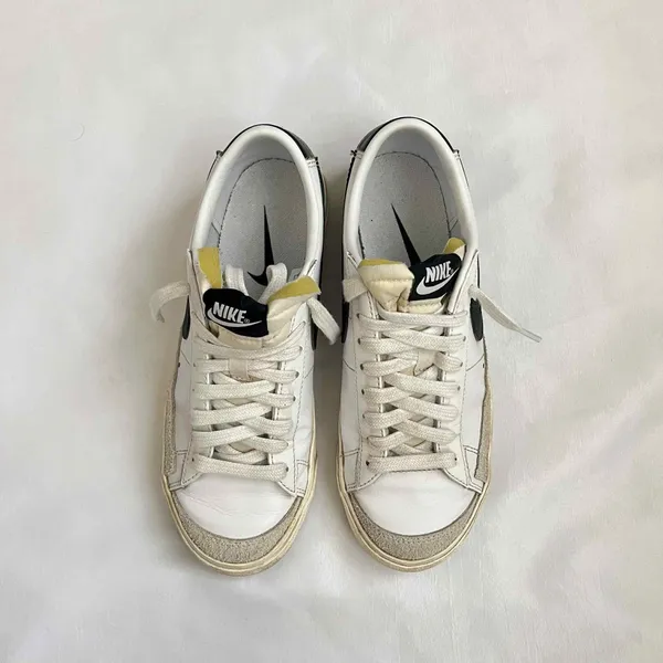 Nike Blazer Platform Sneakers White Size 7.5 - Image 4