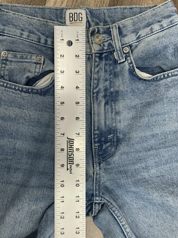 BDG Urban Outfitters High Rise Baggy Jeans Women’s Size 24 Blue 24x31 Grunge - Image 11