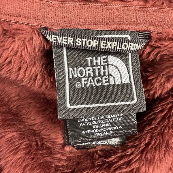 North Face Women's Osito Coat Jacket High Pile Teddy Fleece Size Small‎ Rust - Image 7