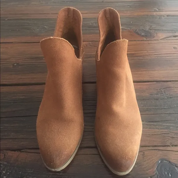 Brown suede booties - Image 3