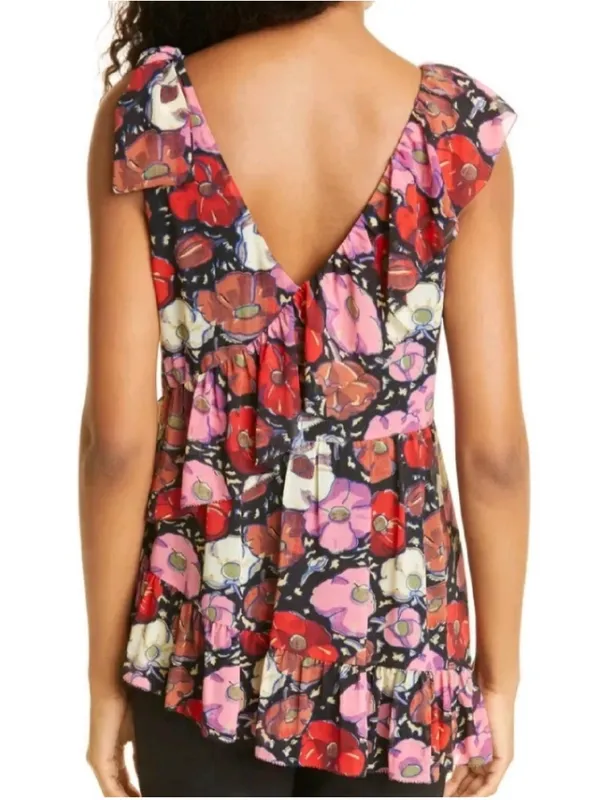 cinq a sept Naomi Top Floral - Image 2